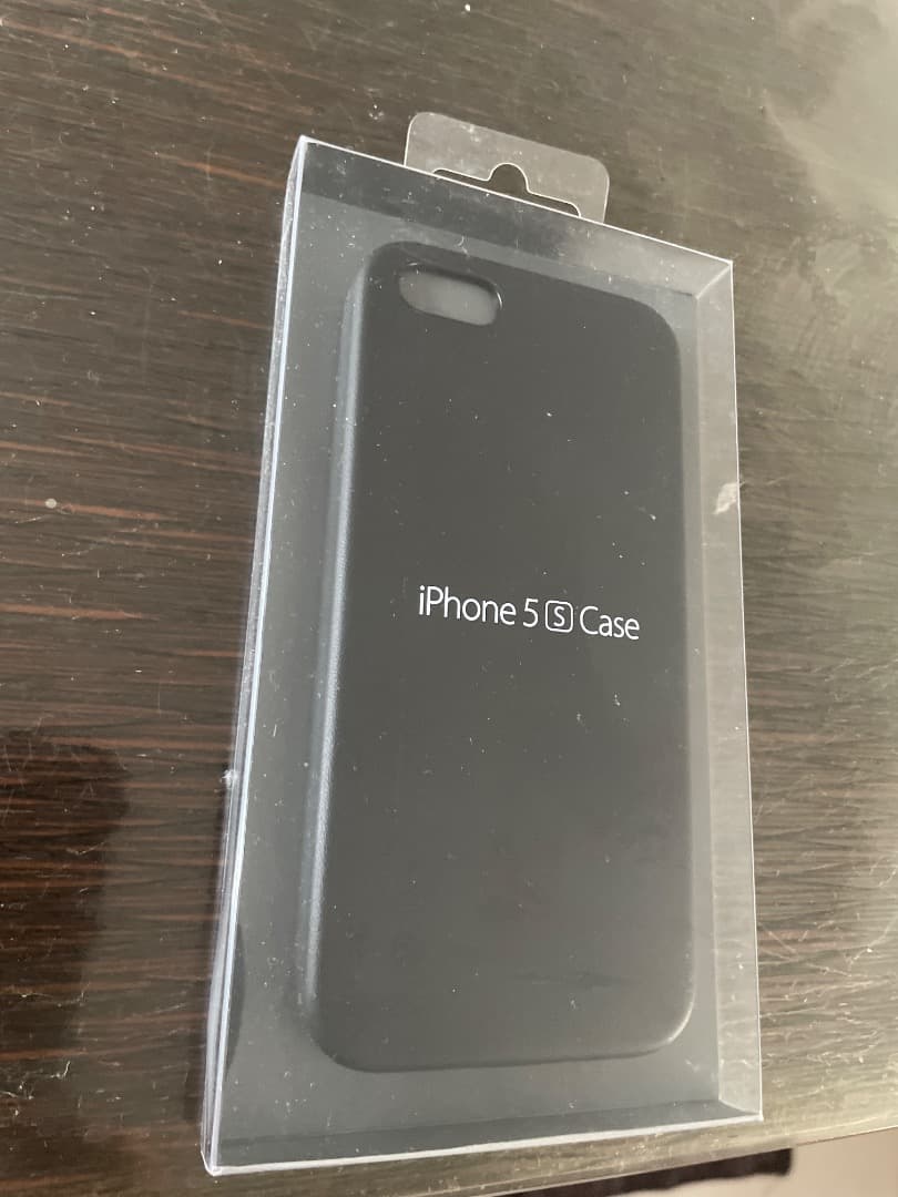 iPhone5S SE第1世代レザーケースブラック