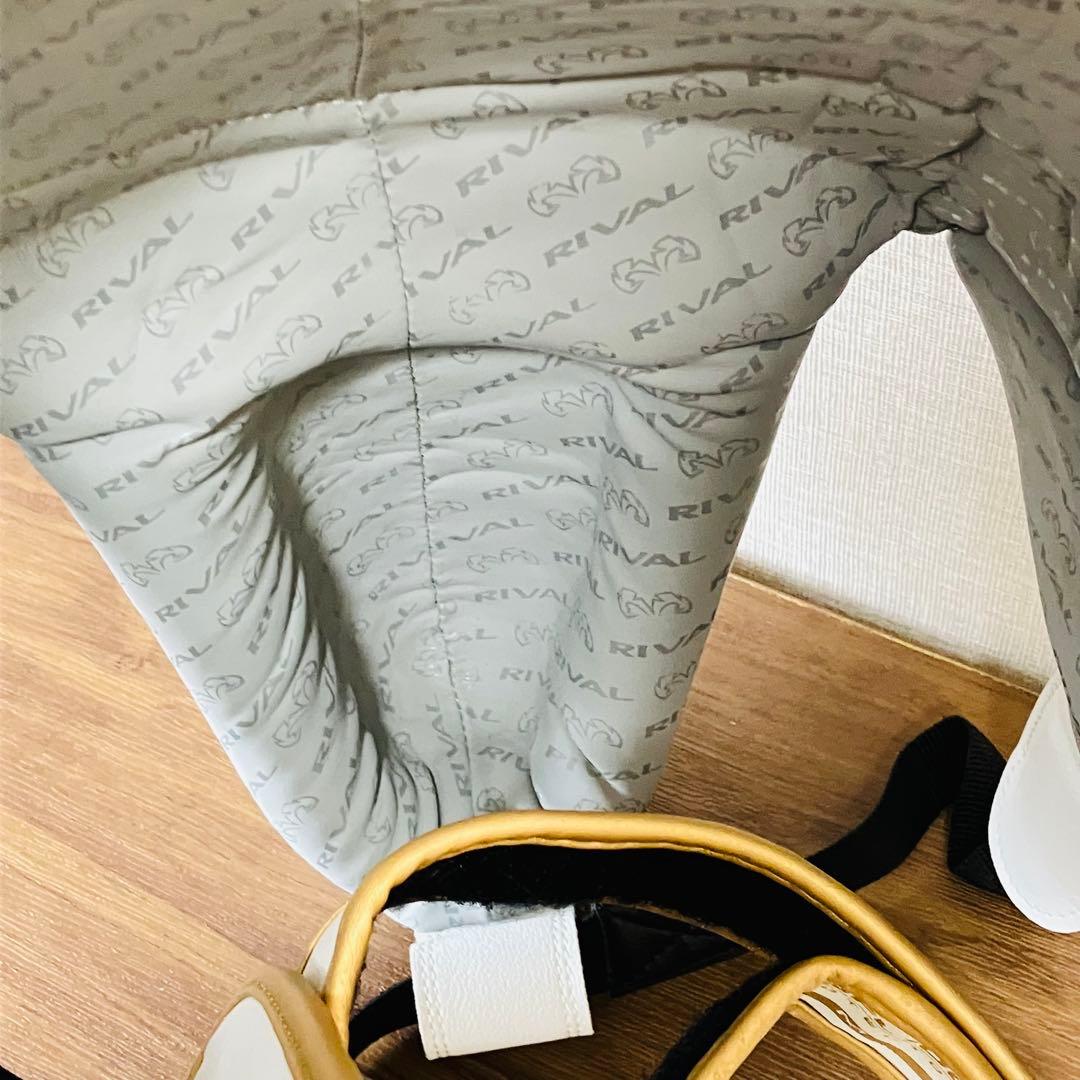 RIVAL 700 Series プロテクター ゴールド/ホワイト