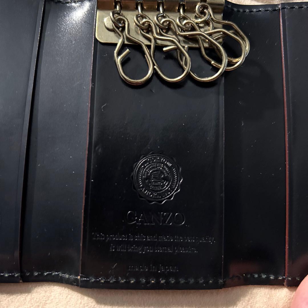 【未使用】GANZO シェルコードバン2 キーケース ホーウィン社　ブラック