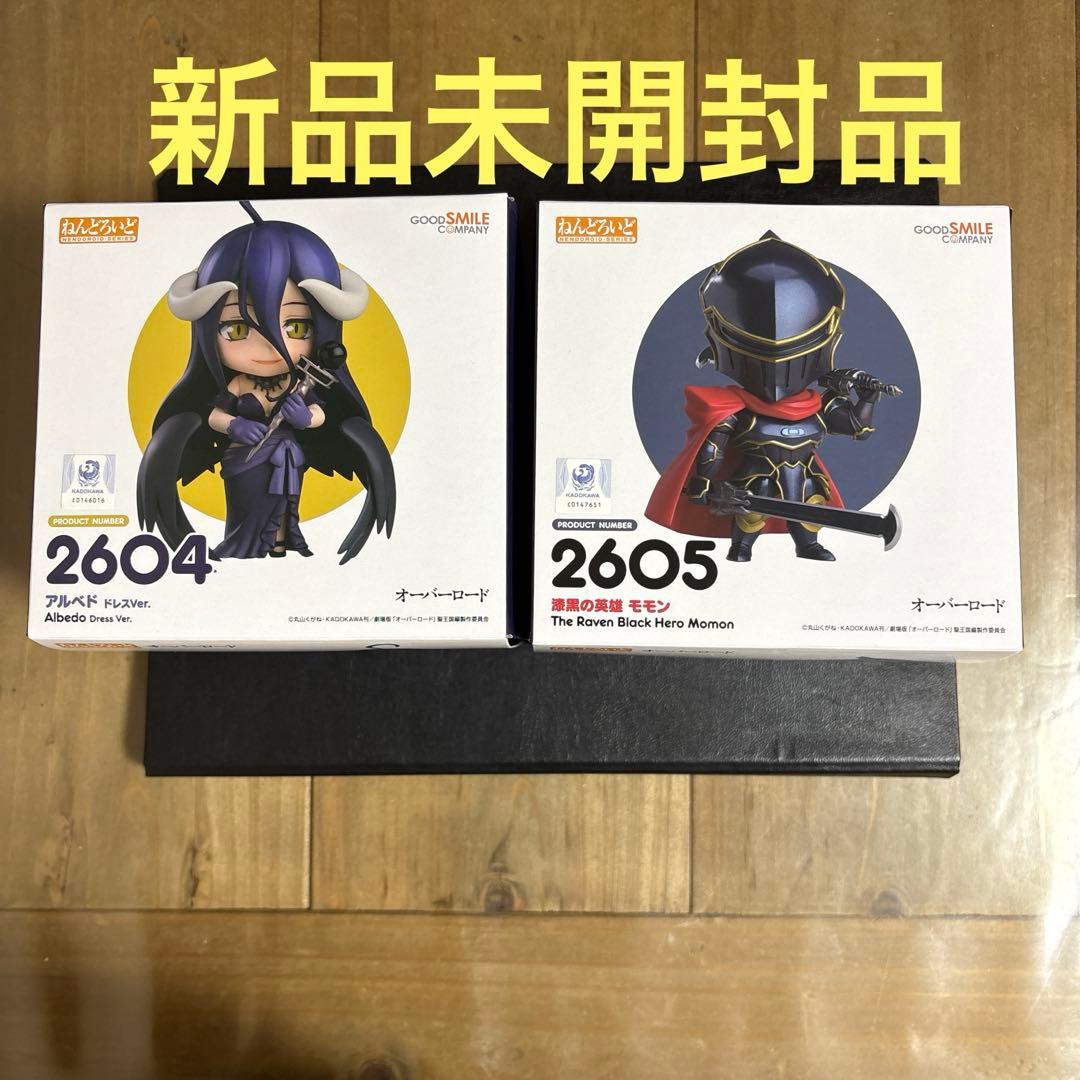 ねんどろいど オーバーロード 漆黒の英雄 モモン ＆ アルベド ドレスVer.