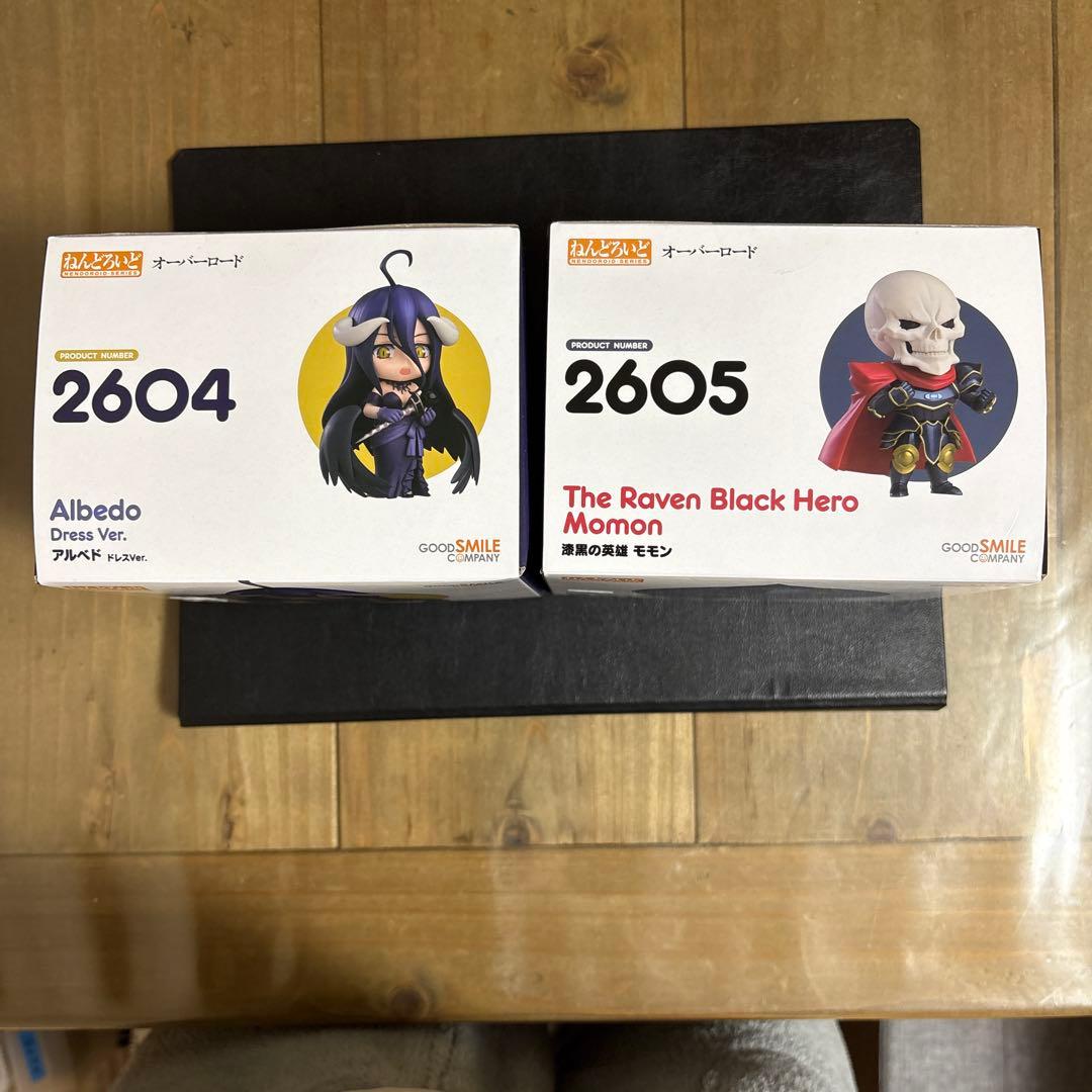 ねんどろいど オーバーロード 漆黒の英雄 モモン ＆ アルベド ドレスVer.