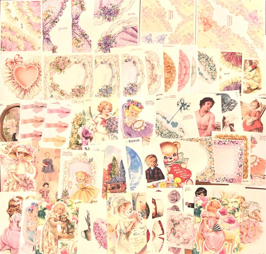 【期間限定値下げ】①海外 作家様 ステッカー 50枚セット ♡ 韓国作家