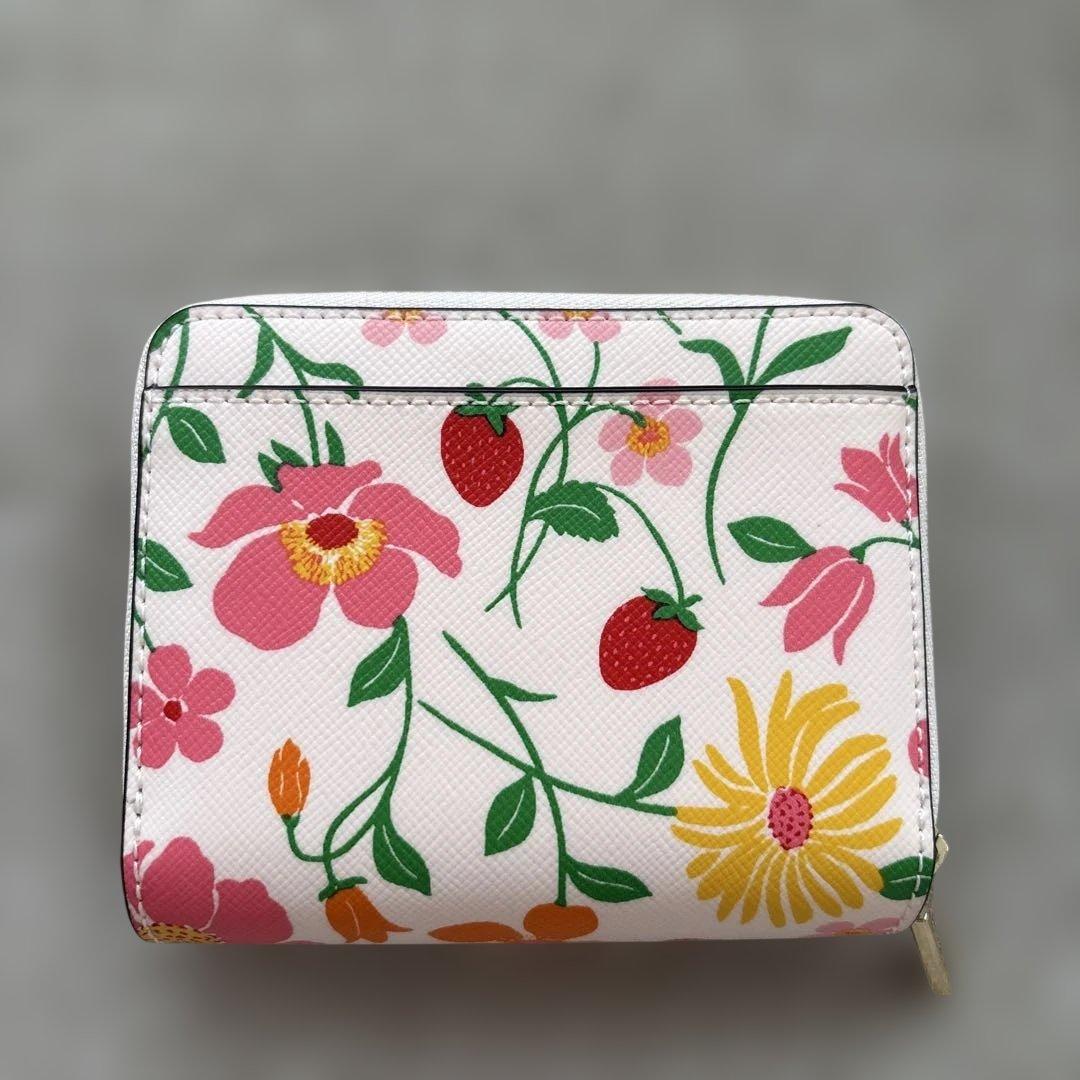 ★kate spade★ 花柄 二つ折り財布
