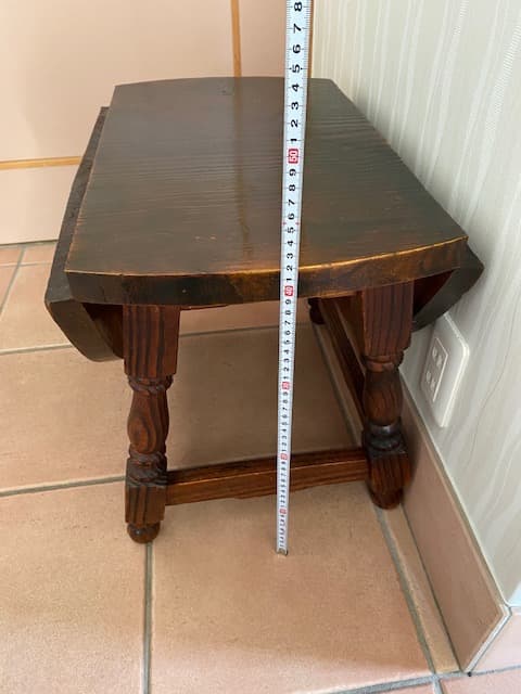 ビンテージ　ドロップリーフ　テーブル　コーヒーテーブル　ゲートレッグテーブル