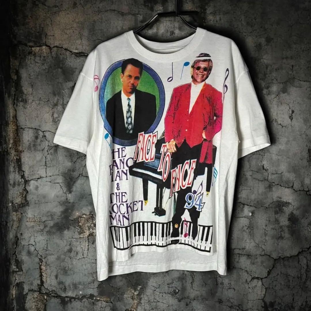 90s USA BILLY JOER×ELTON JOHNツアーTシャツ