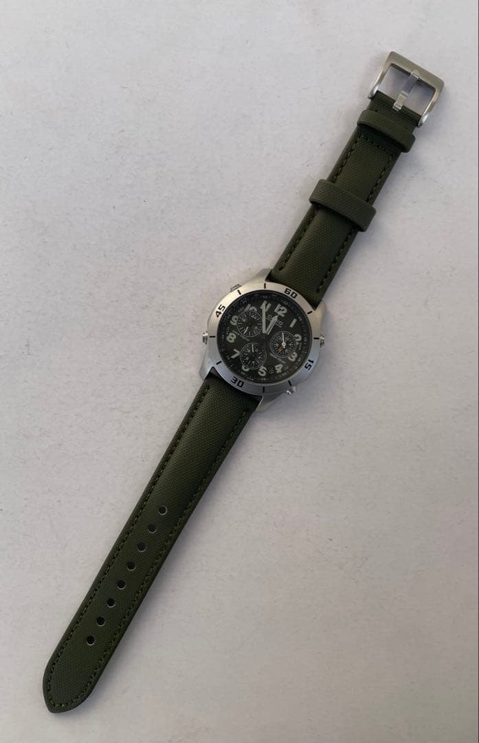 【新品ベルト付】カシオ OVERLAND OVW-600 ソーラー電波 アーミー