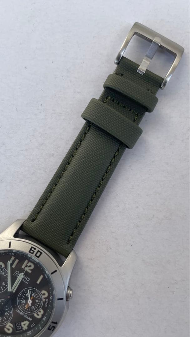 【新品ベルト付】カシオ OVERLAND OVW-600 ソーラー電波 アーミー