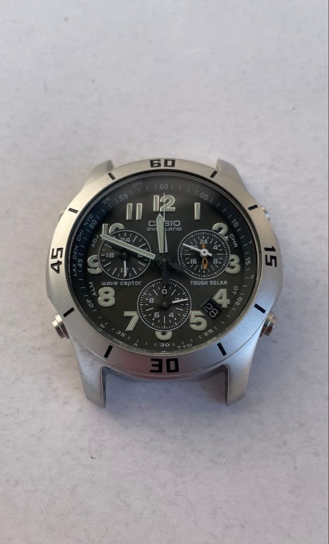 【新品ベルト付】カシオ OVERLAND OVW-600 ソーラー電波 アーミー