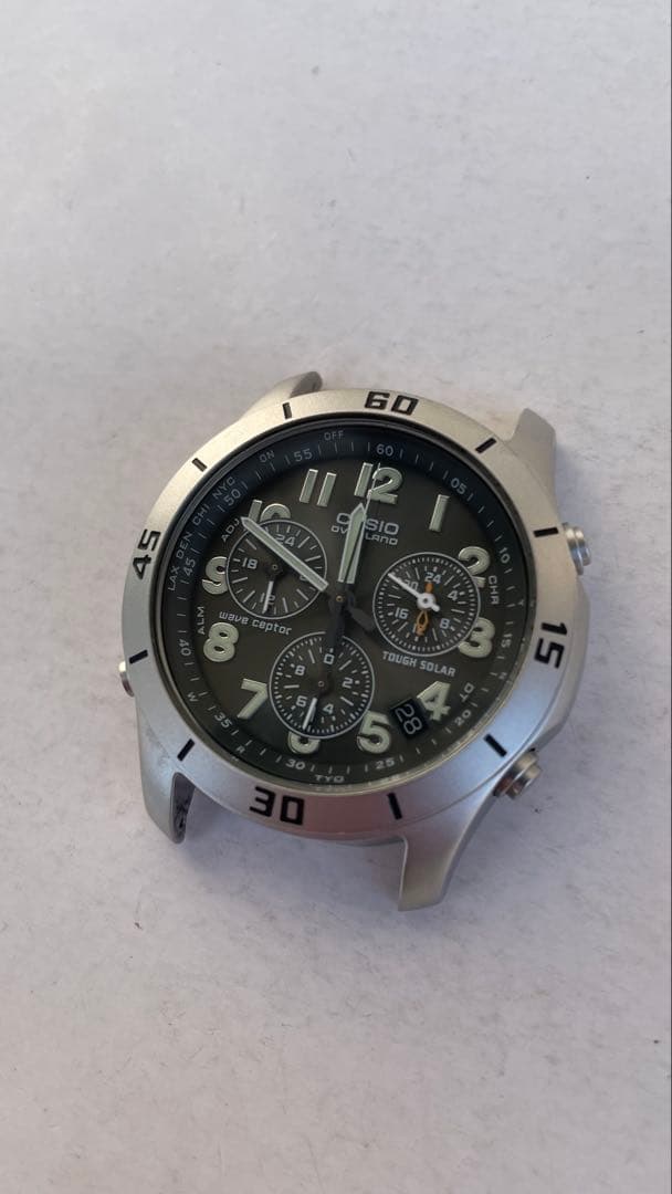 【新品ベルト付】カシオ OVERLAND OVW-600 ソーラー電波 アーミー