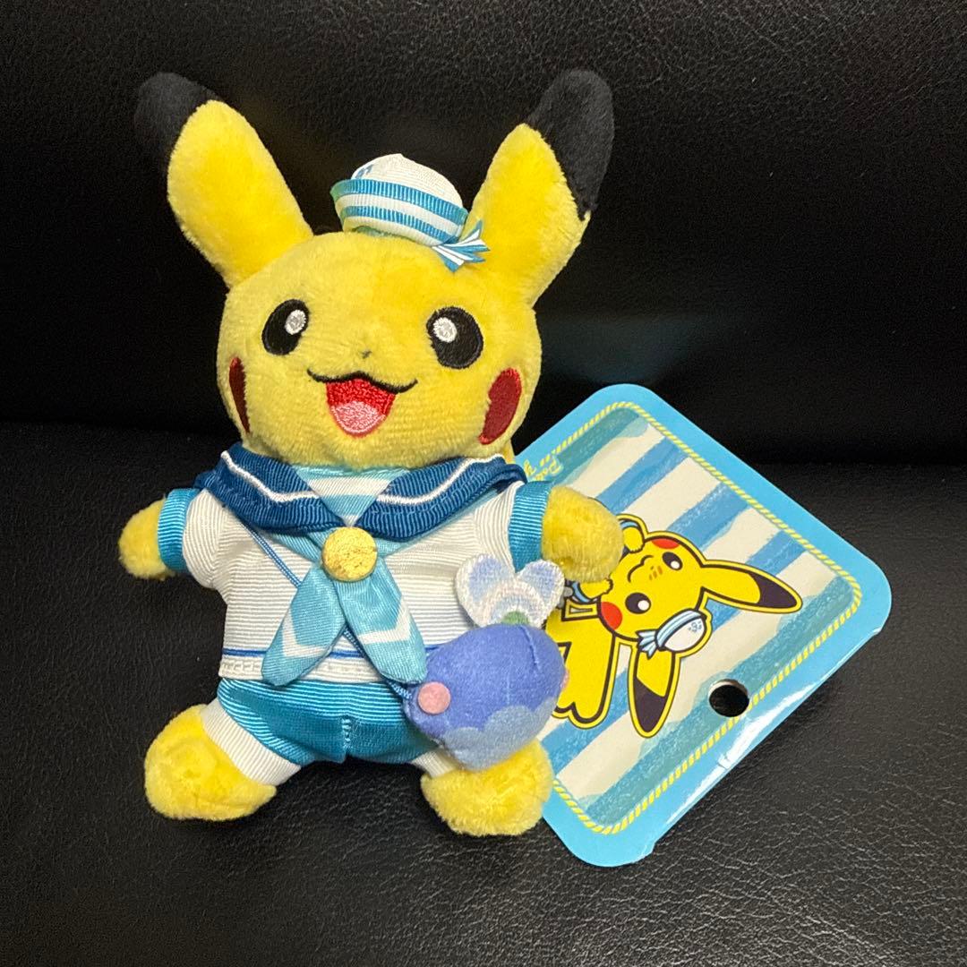 横浜　ピカチュウ　セーラー　マスコット　ぬいぐるみ