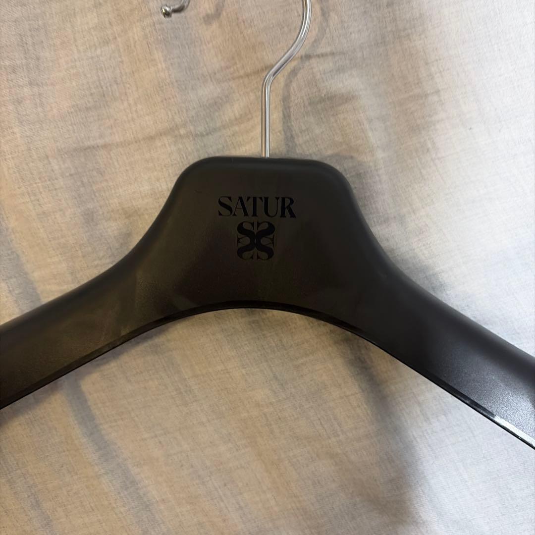 SATUR　ルーズフィットオープンカラージャケット 専用ハンガー付き