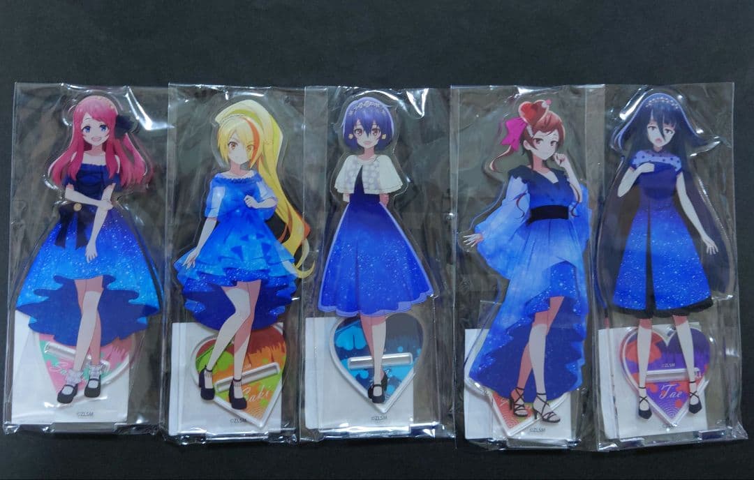 劇場版 ゆめぎんがパラダイス ゾンビランドサガ アクスタ 星空ドレス 5種