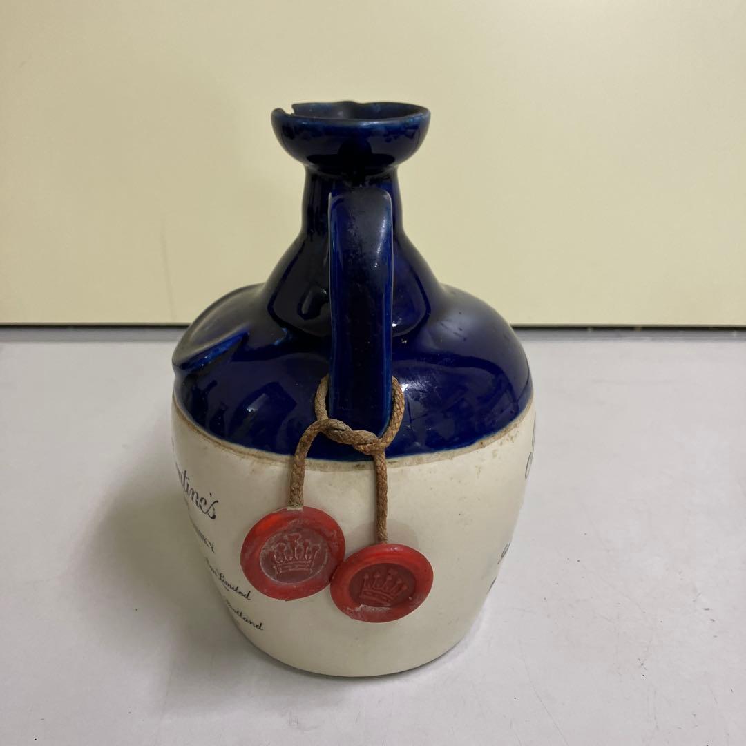 E壁 バランタイン陶器瓶 ウイスキー Whisky チャーム付き 古酒