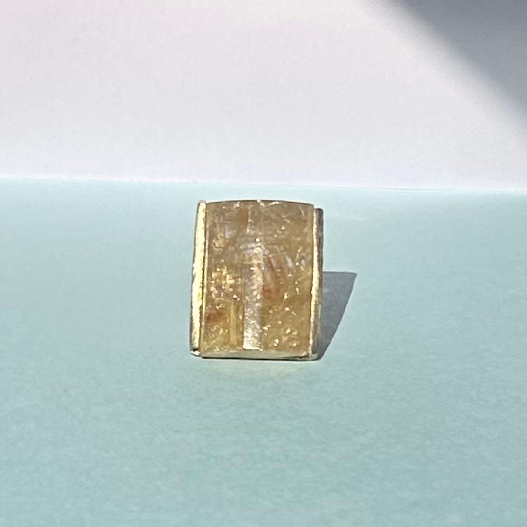 ルチルクォーツリング⭐︎ヴィンテージ⭐︎11号