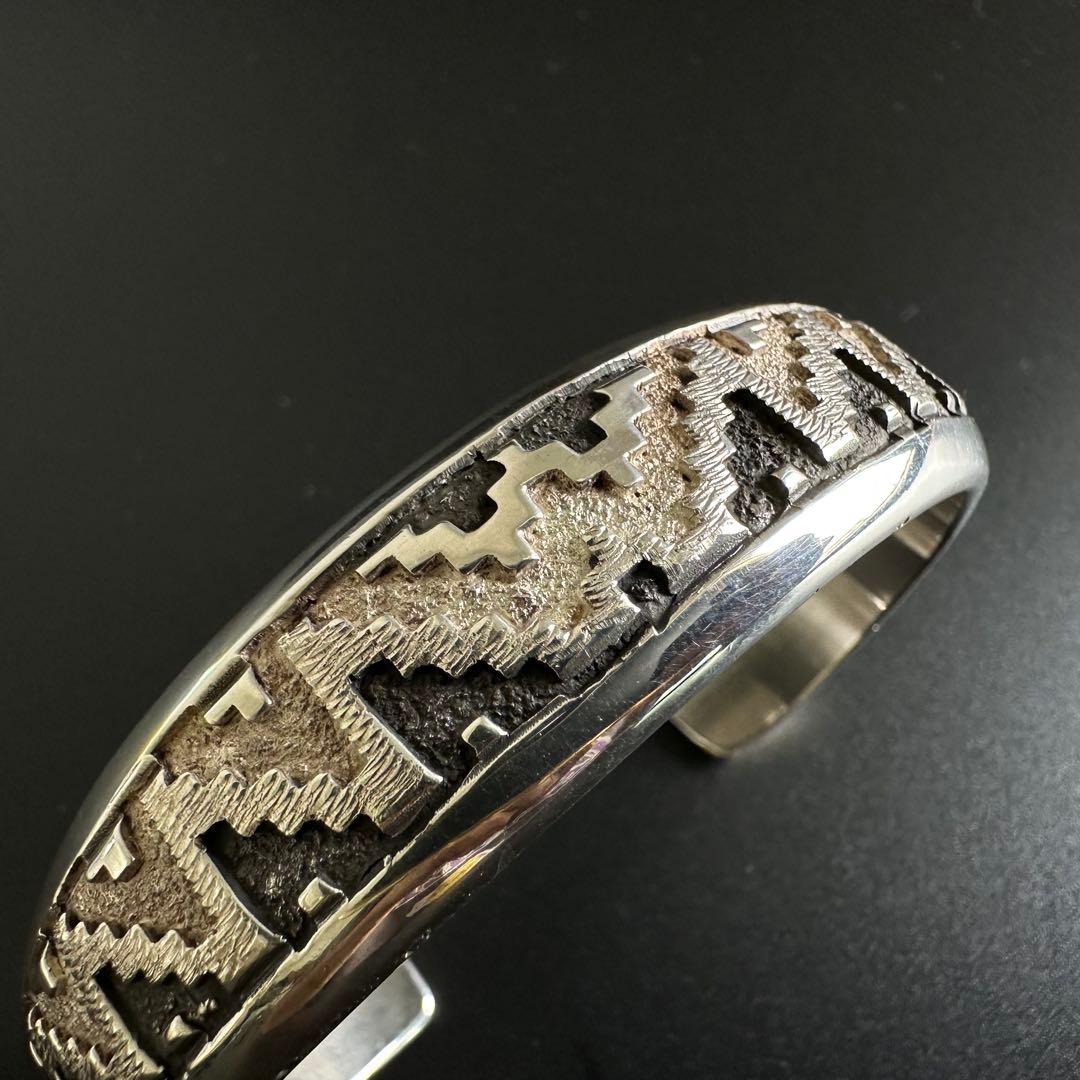 Navajo Dan Jackson オーバーレイバングル 20mm幅