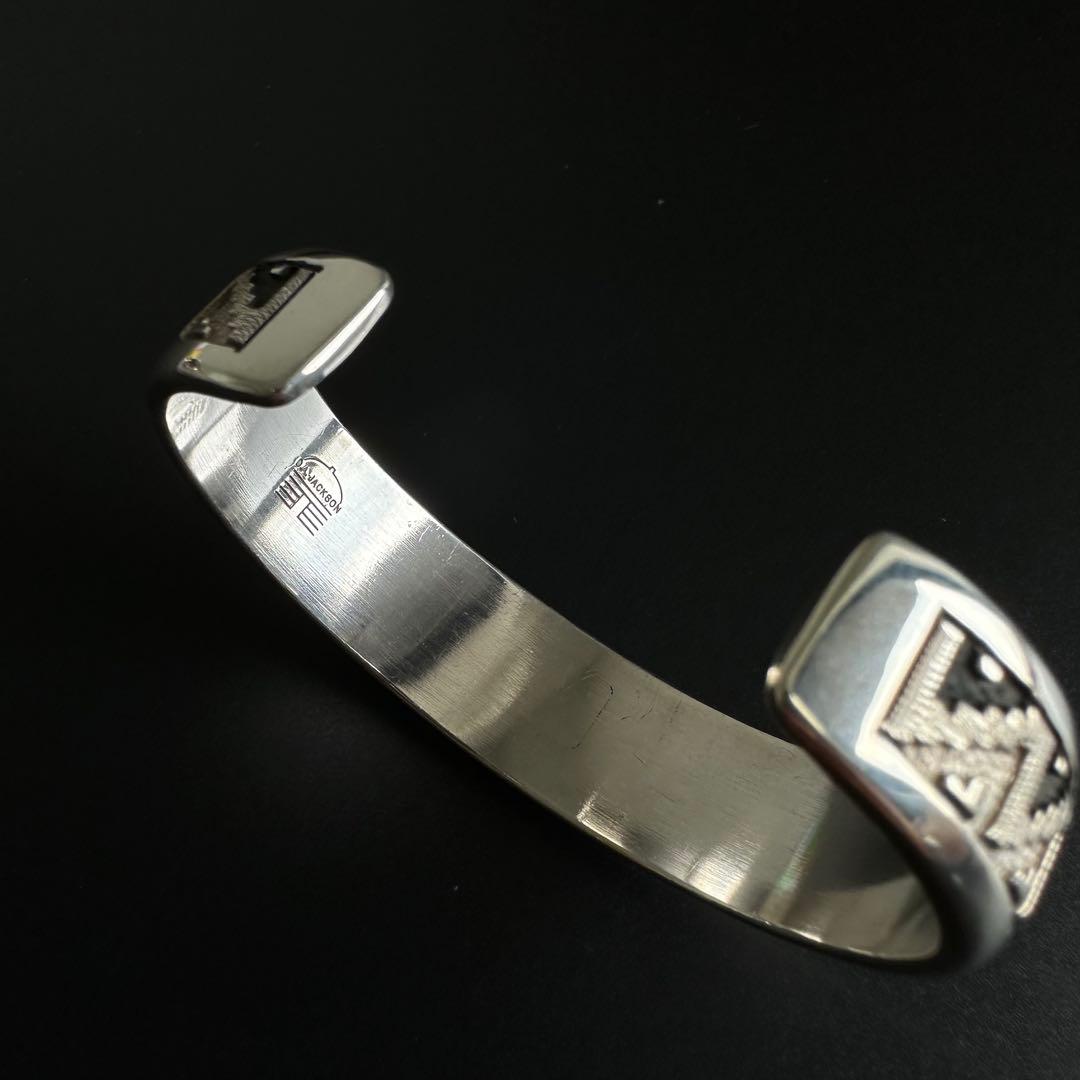 Navajo Dan Jackson オーバーレイバングル 20mm幅