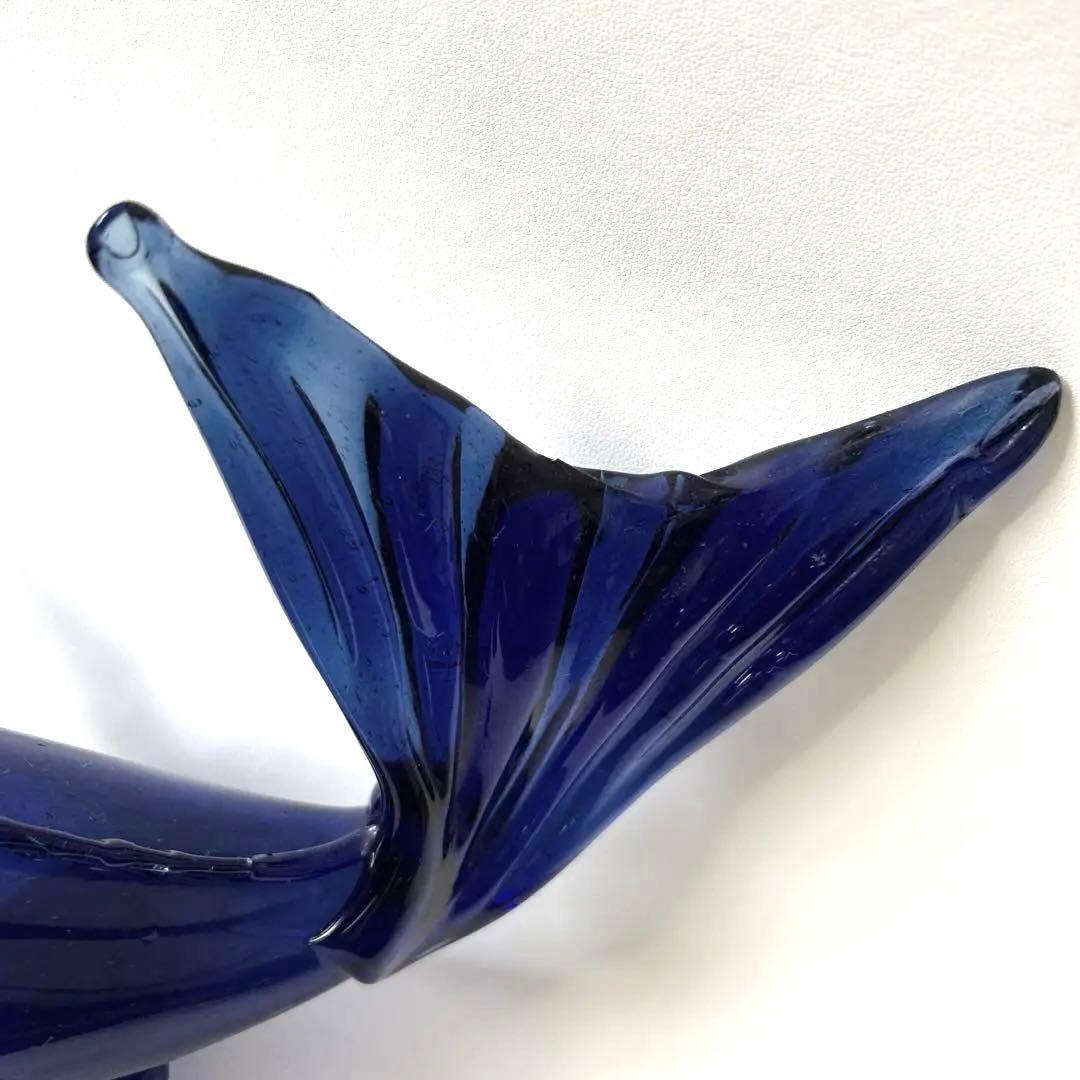 【大正ガラス・和ガラス】美品✴︎鯉の掛け花瓶　時代ガラス