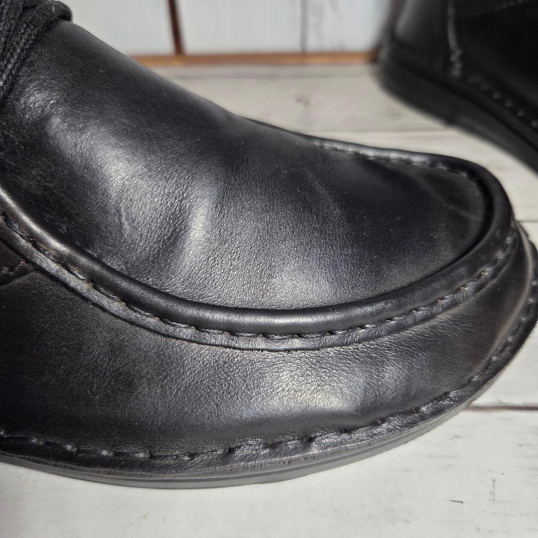 【良品】ビルケンシュトック パサデナ 43 チロリアン レザーシューズ ブラック
