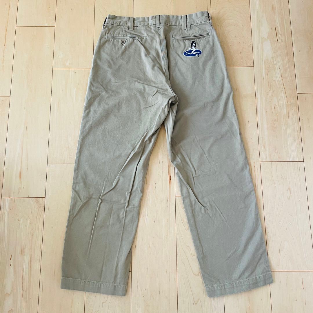 supreme pin up chino 30 ベージュ チノパン