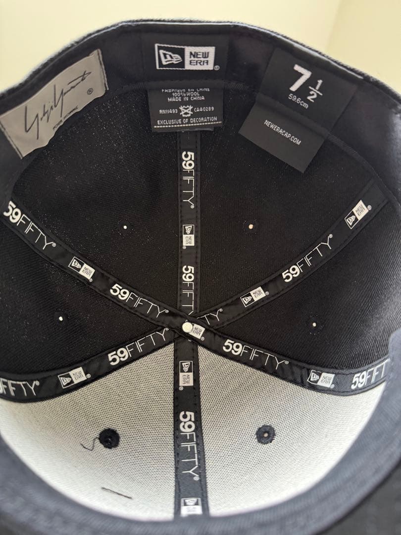 Yohji Yamamoto 59FIFTY キャップ ブラック 7 1/2