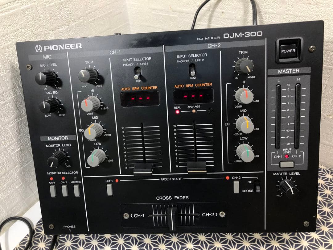 pioneer dj パイオニア　DJM-300 黒 フェーダーメンテナンス