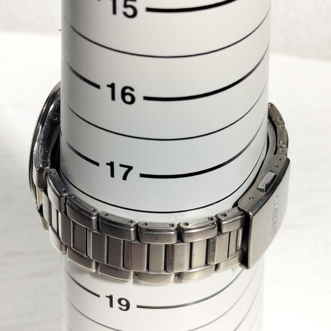 セイコーメンズ腕時計　電波ソーラー　チタン製　日本製　7B22-0AD0 稼働品