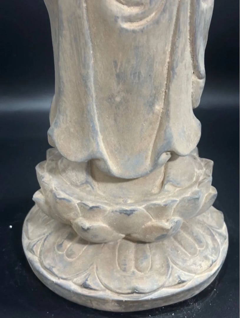 仏教　石仏 如来 細工彫刻 釈迦 縁起物 お釈迦様 釈迦如来 石彫仏像