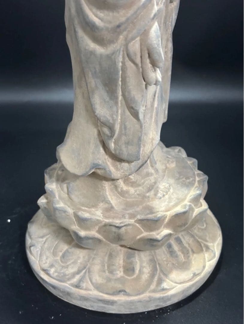 仏教　石仏 如来 細工彫刻 釈迦 縁起物 お釈迦様 釈迦如来 石彫仏像