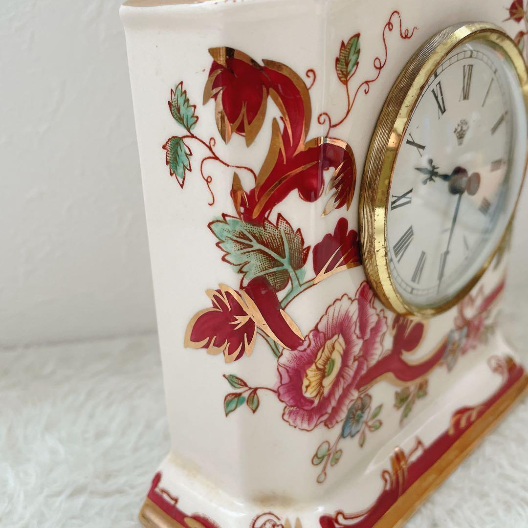 MASON’S メイソンズ 置時計 マンダレイ レッド ビンテージ 置物