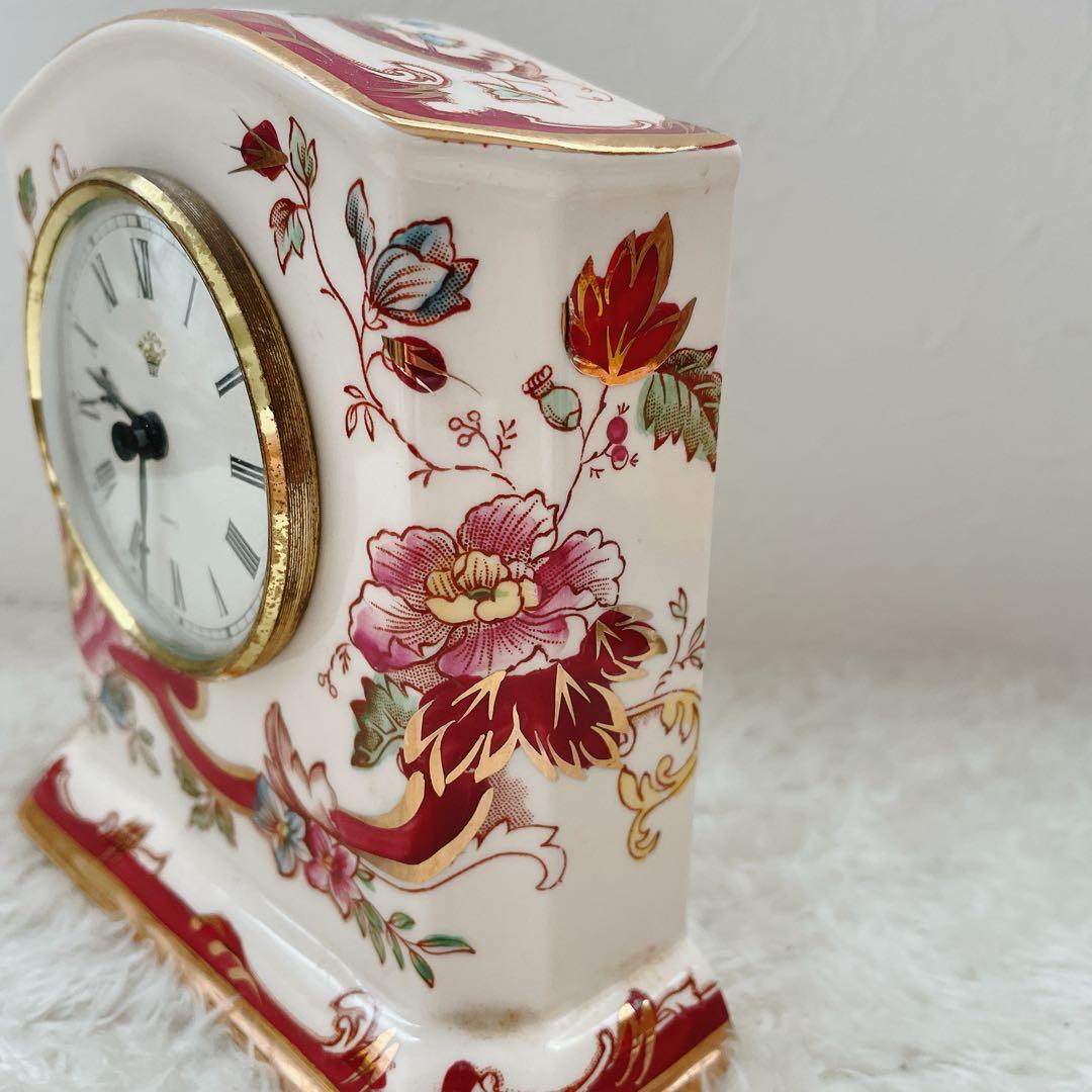 MASON’S メイソンズ 置時計 マンダレイ レッド ビンテージ 置物