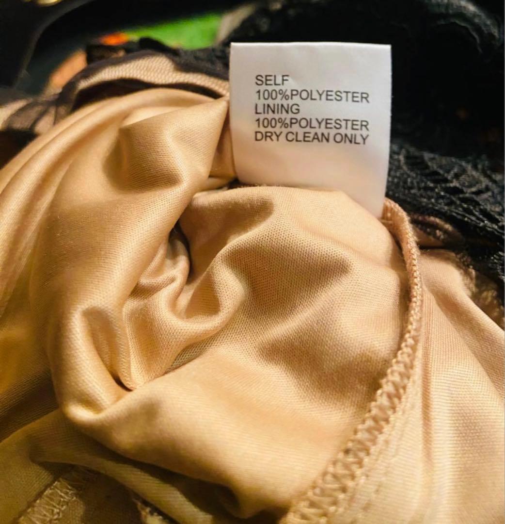 美品❗️TADASHI SHOJI サイズ2 ブラックレースワンピース