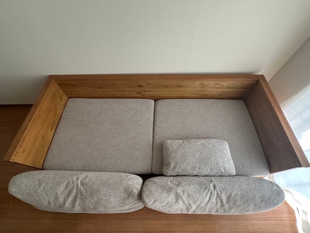 専用クラッシュゲートeasy life hiroma 3人掛けソファ ナラ ロー