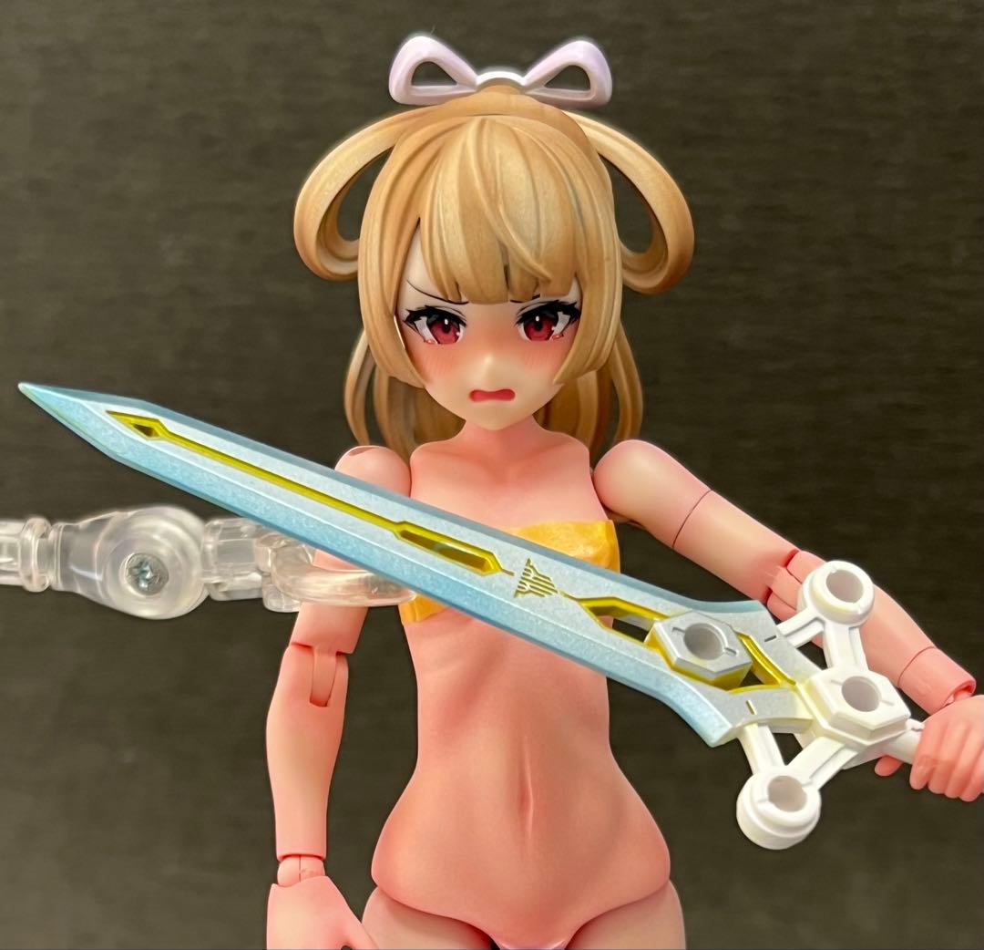 ト*ム様 メガミデバイス バスタードールナイトとタンク武装、ガレージキット胴体塗