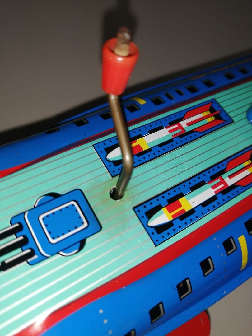 シーウルフ潜水艦　クランクフリクション　ブリキ　ヨネザワ玩具　日本製