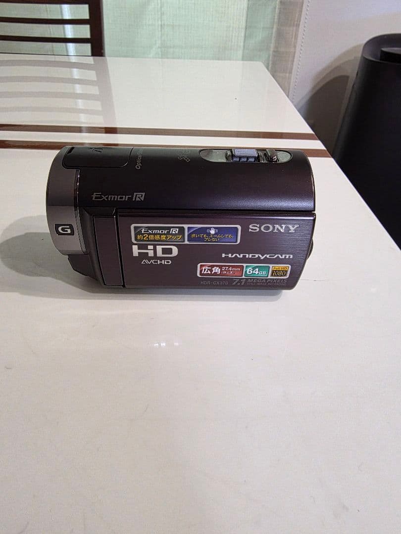 SONY HDR-CX370V ビデオカメラ 本体 Lバッテリー付き