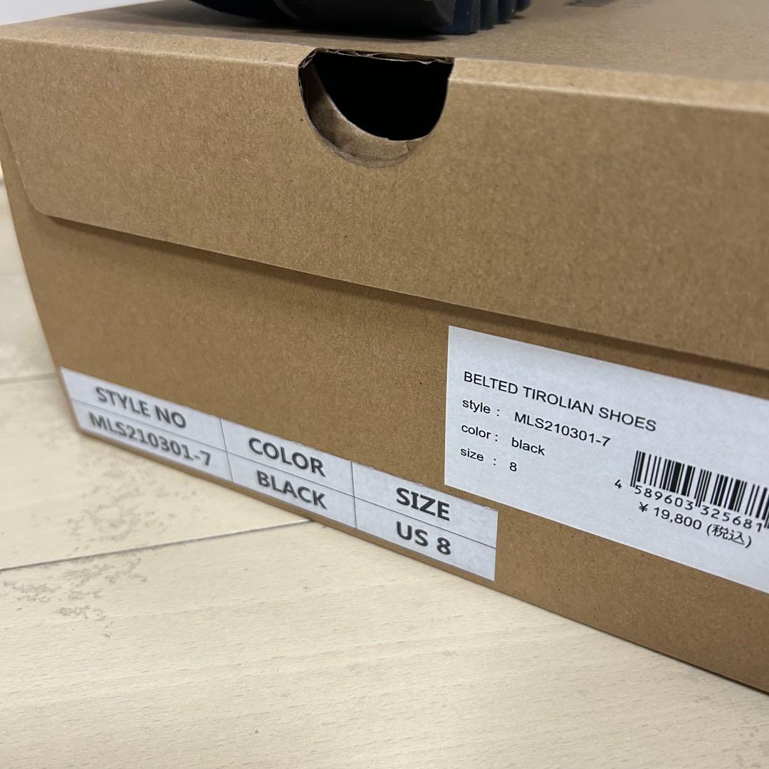 molle shoes ベルテッド チロリアンシューズ