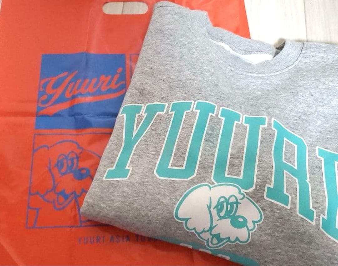 受注生産完売品Champion×優里 グレー スウェット Mサイズ