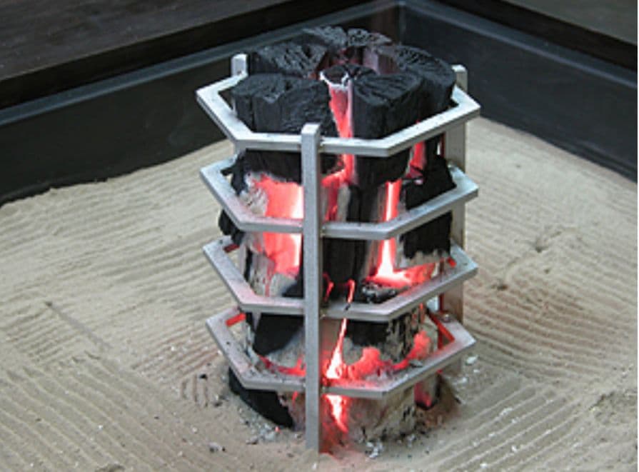 原始焼き五徳（串焼き五徳）ステンレス製