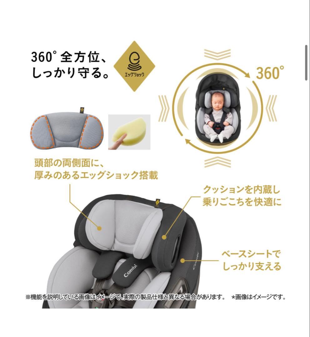 Combi チャイルドシートTHE S ISOFIXエッグショック ZC-720