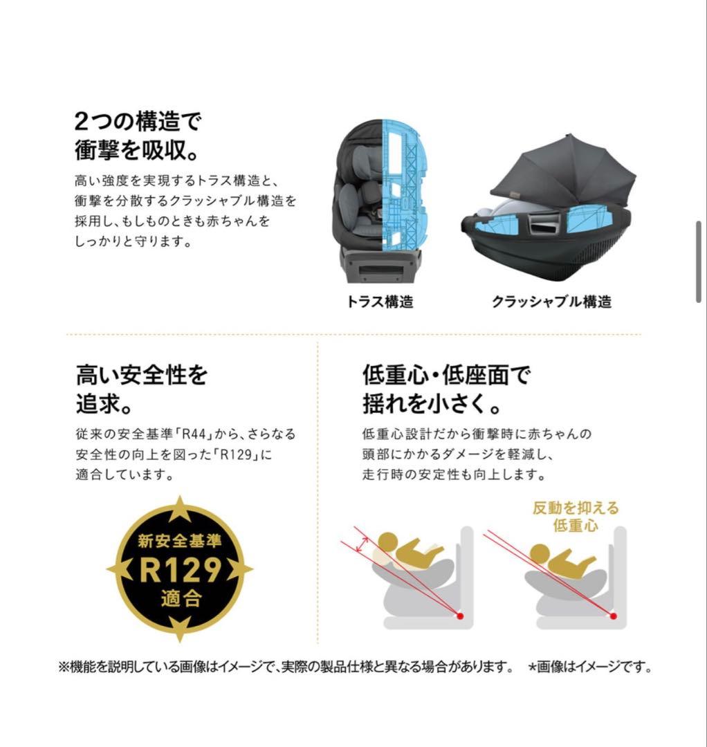 Combi チャイルドシートTHE S ISOFIXエッグショック ZC-720