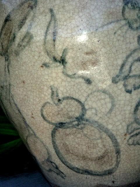 ♥時代♥　御深井焼　♥壺♥　花瓶　骨董　古玩