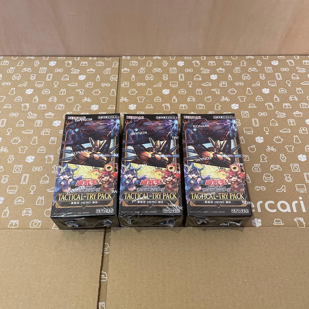 遊戯王TACTICAL-TRY PACK 3BOX