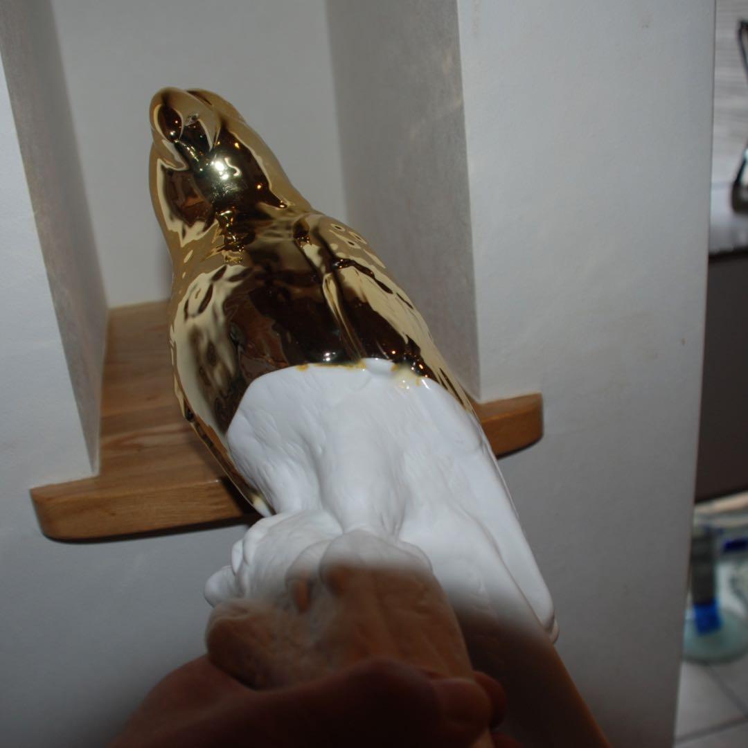 POLSPOTTEN （ポルスポッテン）金色オウムの置物で幸運を呼び込みませんか