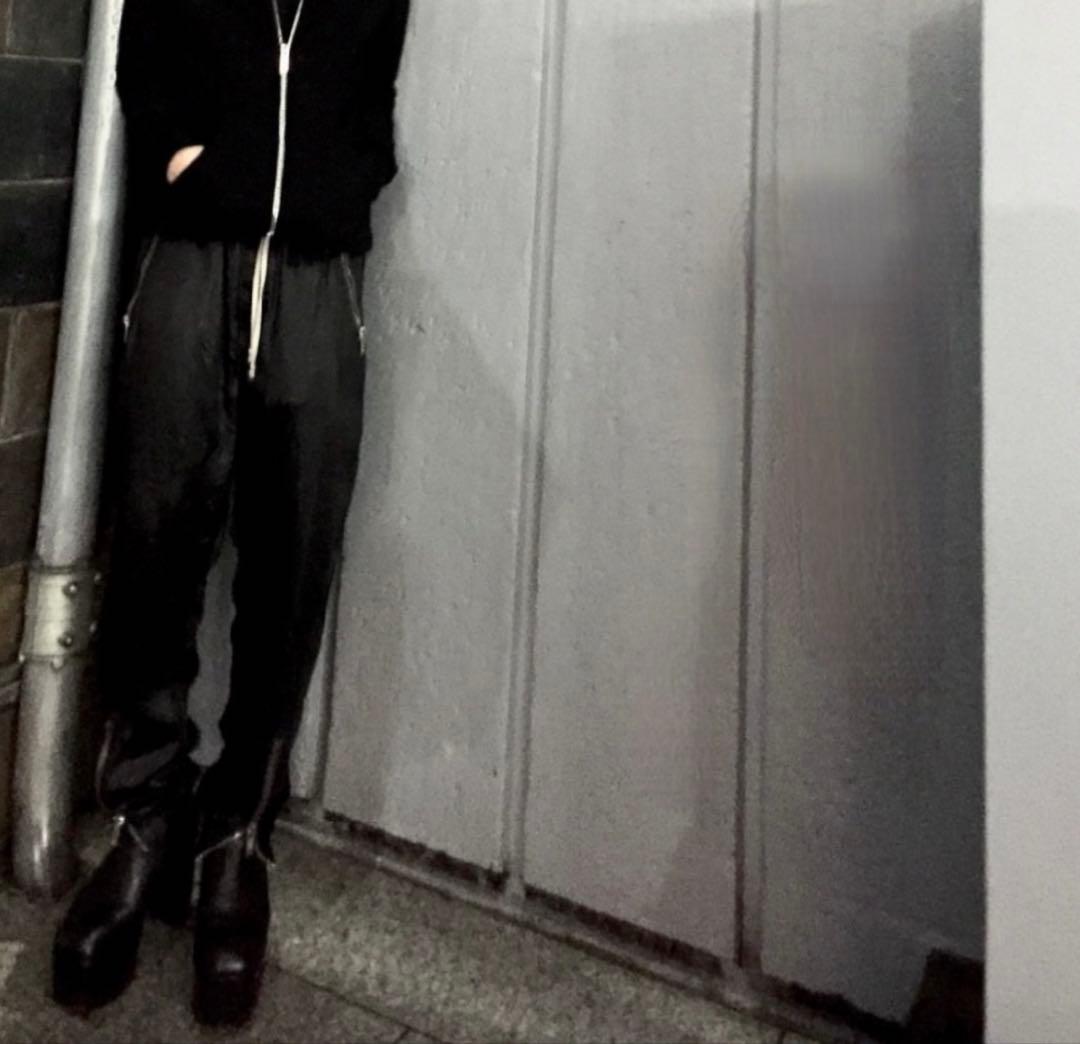 rick owens ブラック サルエルパンツ
