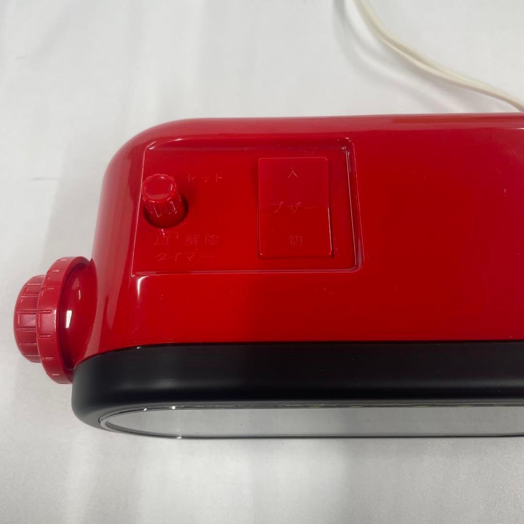 SANYO　サンヨー　デジタルタイマー時計　T101 レッド　パタパタ時計