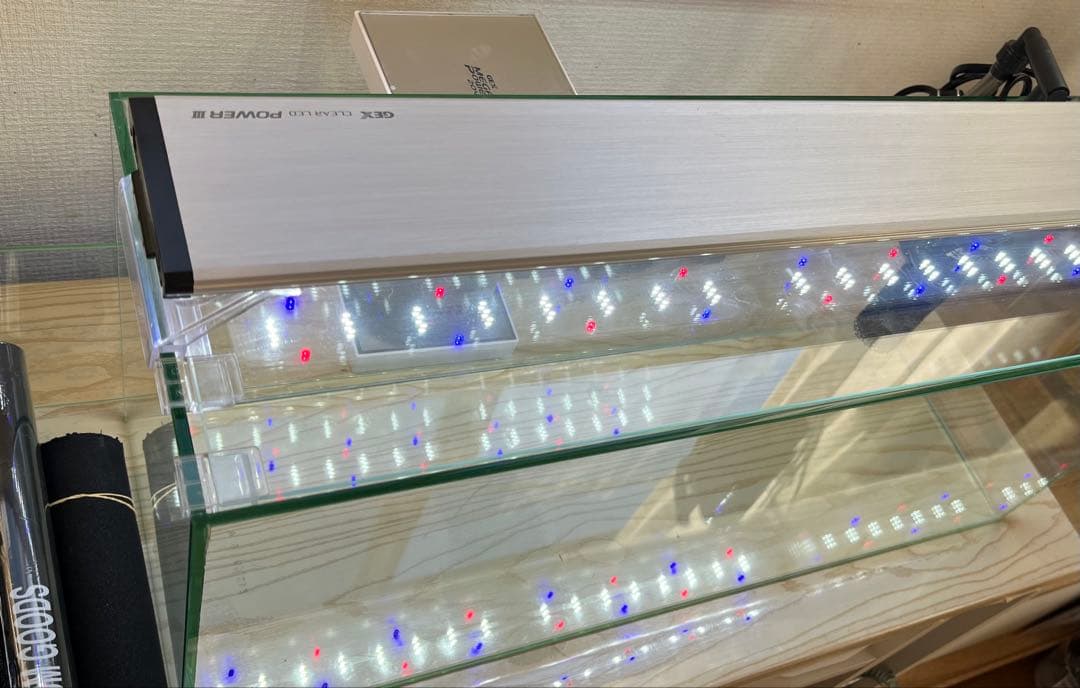 【美品】15点セット・GEX グラステリアスリム600 フレームレス水槽 他