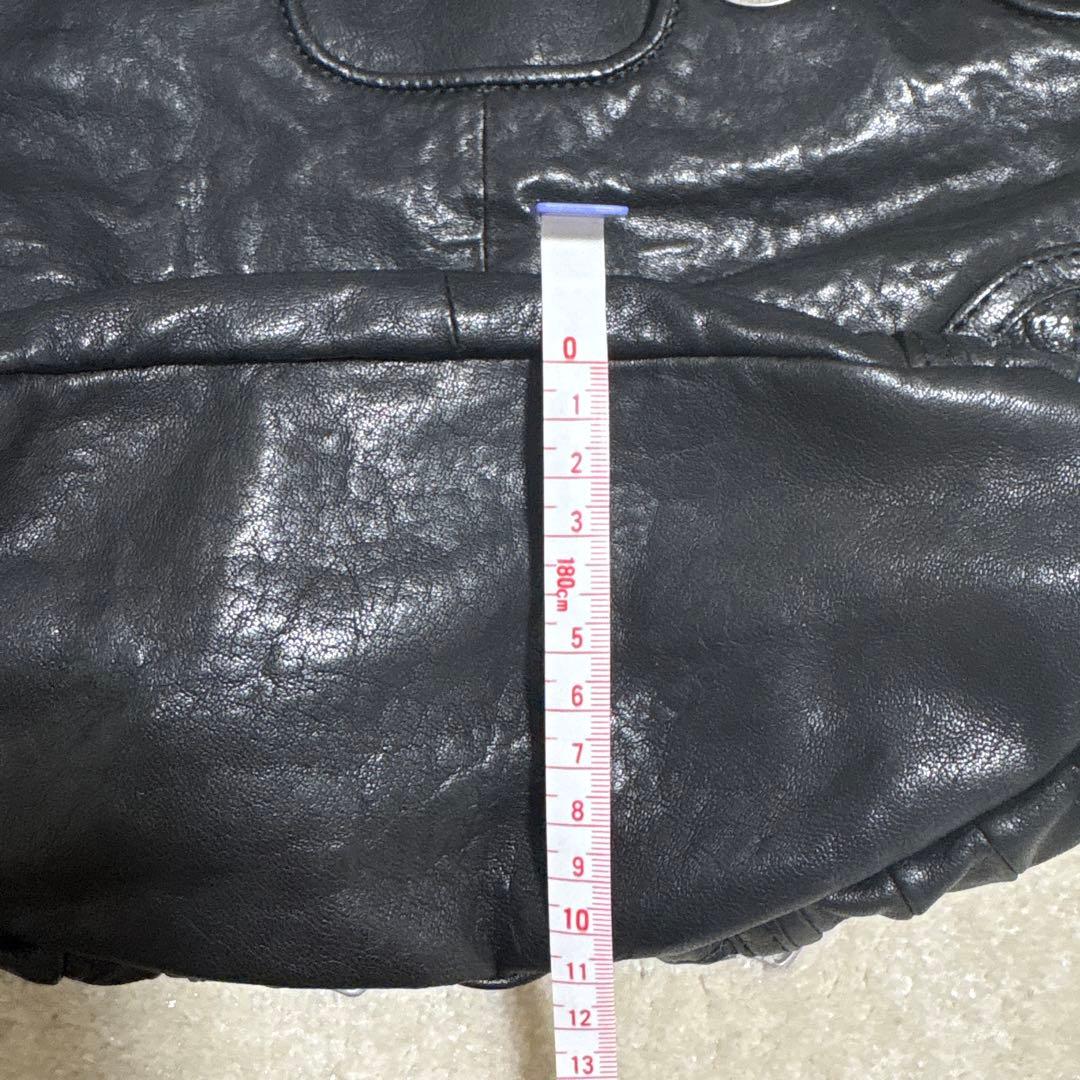 【お値下げ中】【美品】DIESEL レザーチェーンバッグ