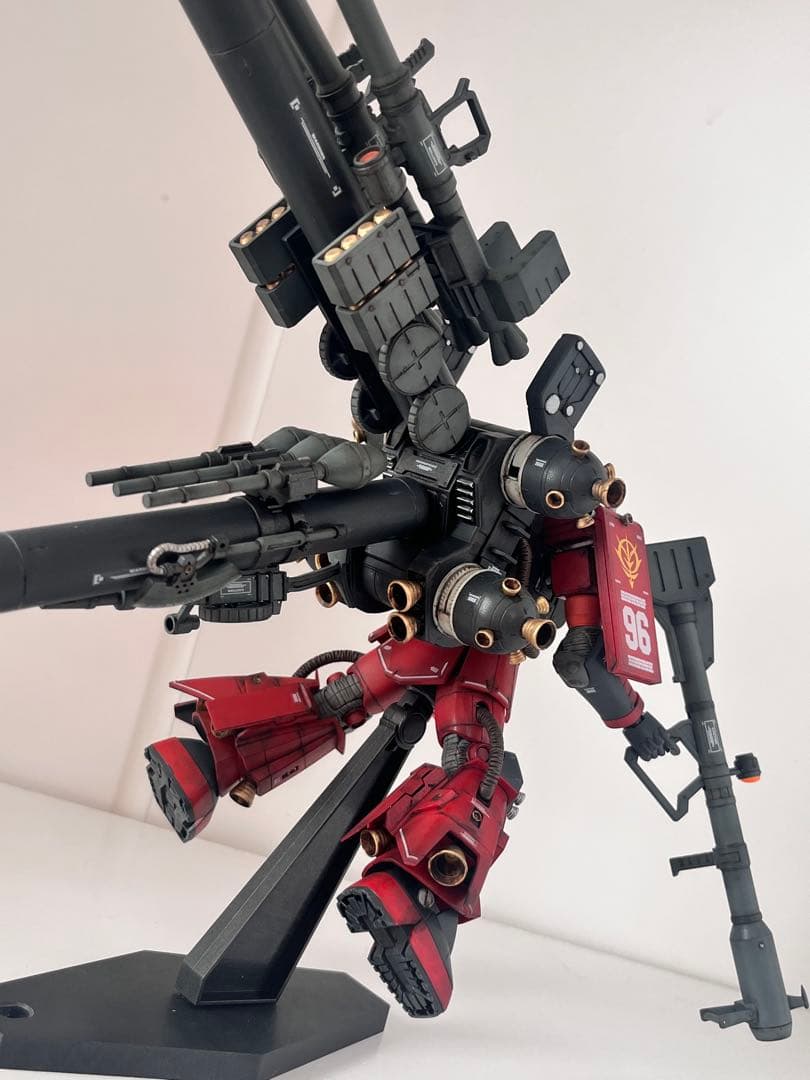 hg ガンプラ　サイコ・ザク　 ウェザリング　全塗装　完成品