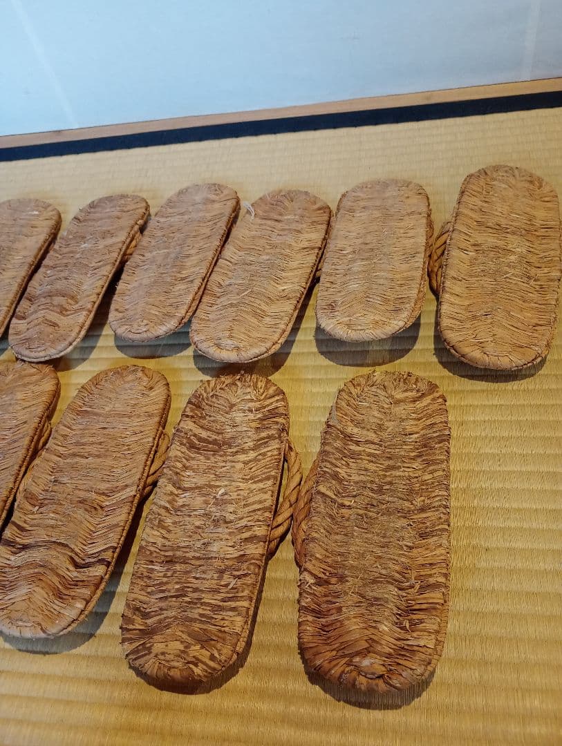 【茶道具】露地　草履5客セット　数寄屋草履　茶事道具　その他979