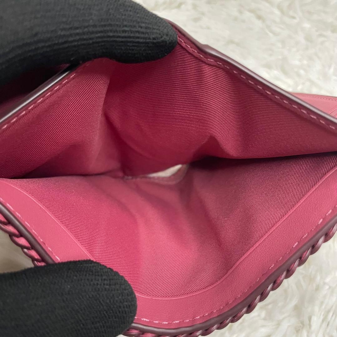 新品未使用　COACH タビー ミディアムウォレット ブレイド スムースレザー